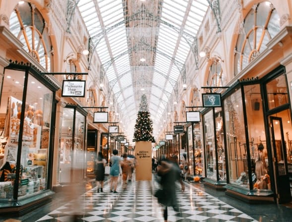 Shopping mall picture