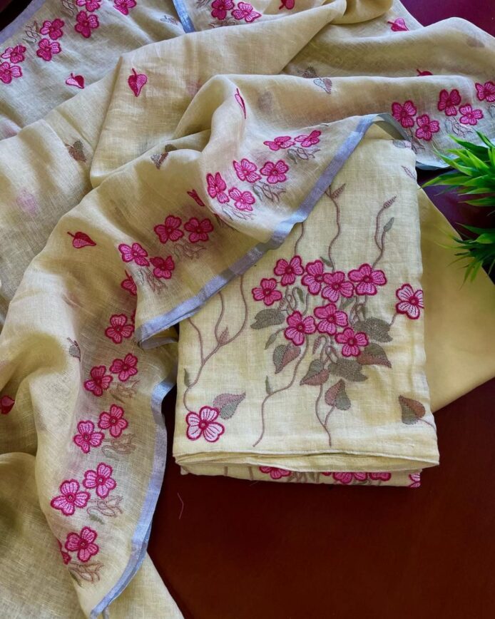 Linen hotsell churidar material