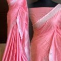 Pure Linen Sarees for Women with Blouse Piece