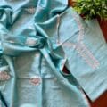 Unstitched Linen Dress
