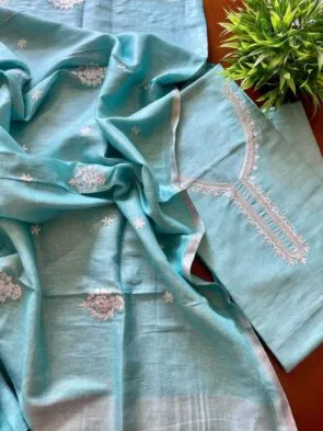 Unstitched Linen Dress