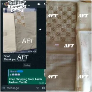 Customer feedback of aamir fashion textile