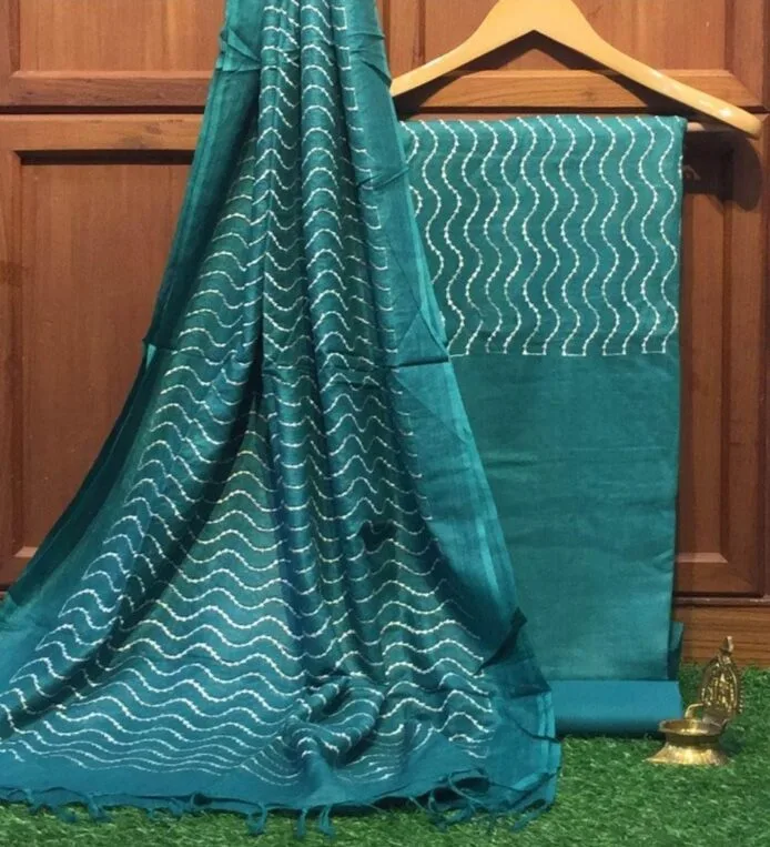 Buy Now: Cotton Embroidered Salwar Suit Dress Material