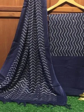 Cotton Embroidered Unstitched Salwar Suit Dress Material