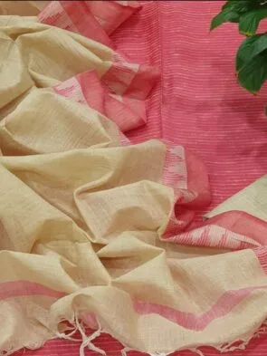 Natural Khadi Cotton Dress Material for Women