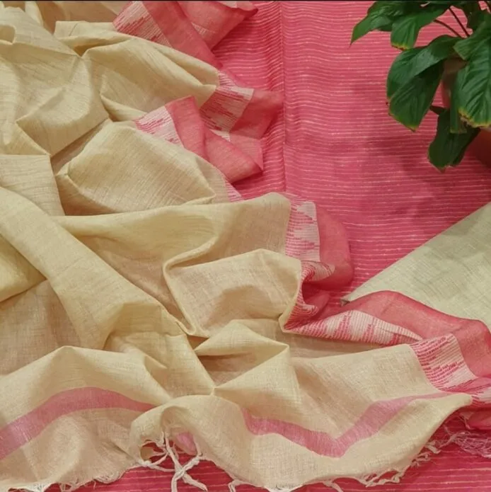 Natural Khadi Cotton Dress Material for Women