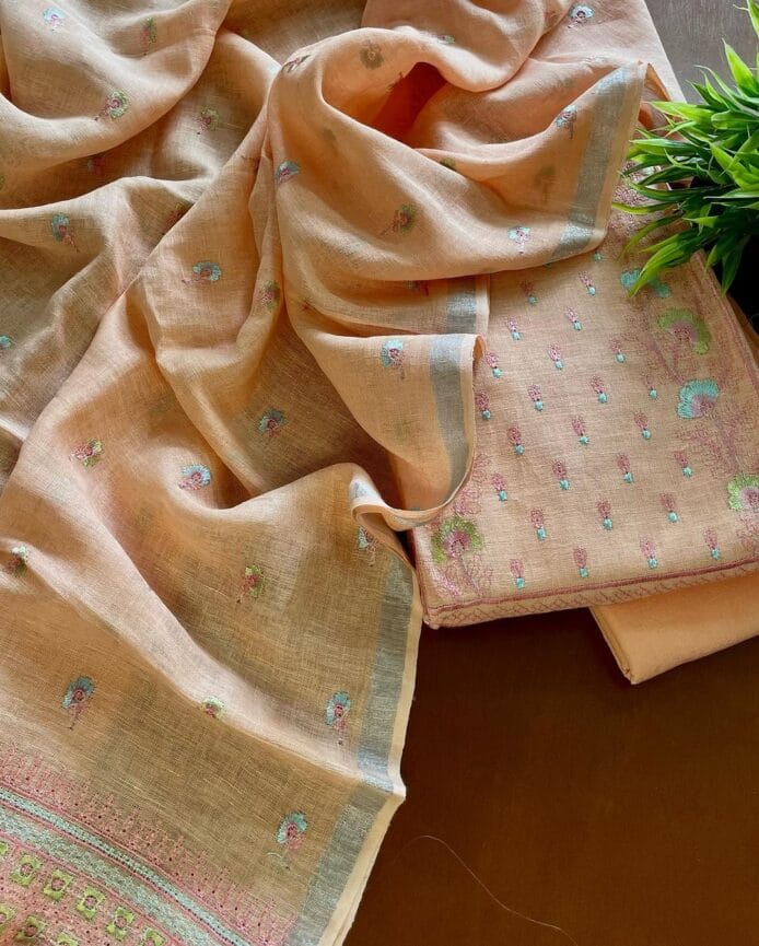 Luxe Linen Salwar Suits for Every Wardrobe