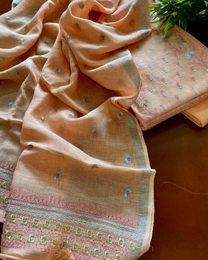 Luxe Linen Salwar Suits for Every Wardrobe