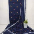 Cotton Salwar Suits with Beautiful Embroidery Designs and Plant Pot on dupatta