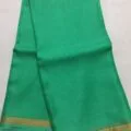 Kota Doria Silk Saree is on the floor