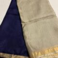Bhagalpuri Kota Doria Silk Saree is on the floor