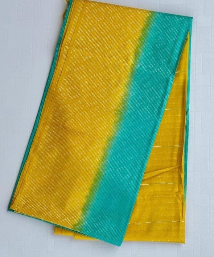 Kota Silk Saree is on the floor