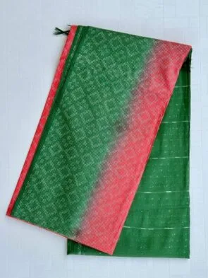Kota Silk Saree is on the floor