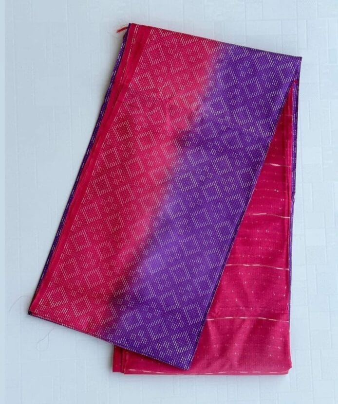 Kota Silk Saree is on the floor