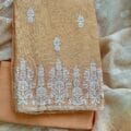 Luxurious Linen Embroidery Suits on the floor