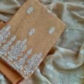 Luxurious Linen Embroidery Suits on the floor