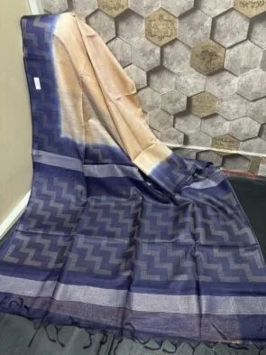 Semi Silk Sarees on the floor