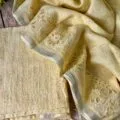 Pure Linen Hand Cutwork Embroidery Suit Design