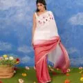 Linen Sarees with model