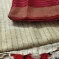 Off-White Onam Sarees for Women on the floor