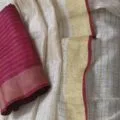 Off-White Onam Sarees for Women on the floor