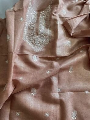 Unique Linen Suits Embroidery Designs of Machine
