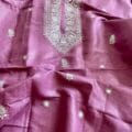 Linen Chicken Embroidery Suits on the floor