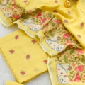 Exclusive Linen Embroidered Suit Online on the floor