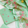 Exclusive Linen Embroidered Suit Online on the floor