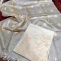 Tussar silk salwar material range, known for its luxurious feel and beautiful embroidery work.