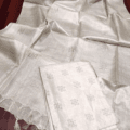 Tussar silk salwar material range, known for its luxurious feel and beautiful embroidery work.