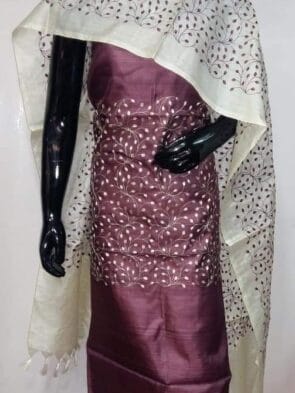 Tussar Silk Salwar Kameez