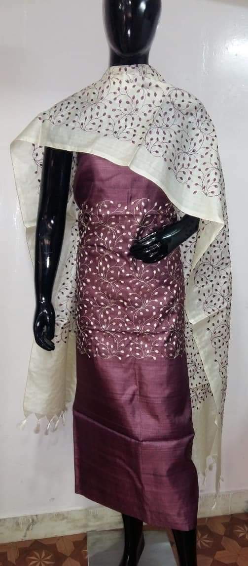 Tussar Silk Salwar Kameez