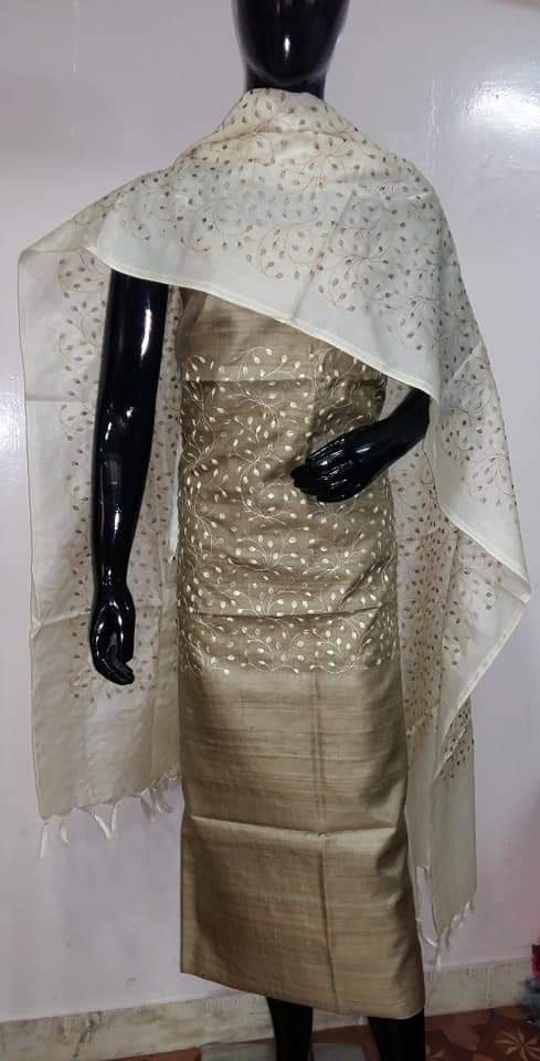 Tussar Silk Salwar Kameez