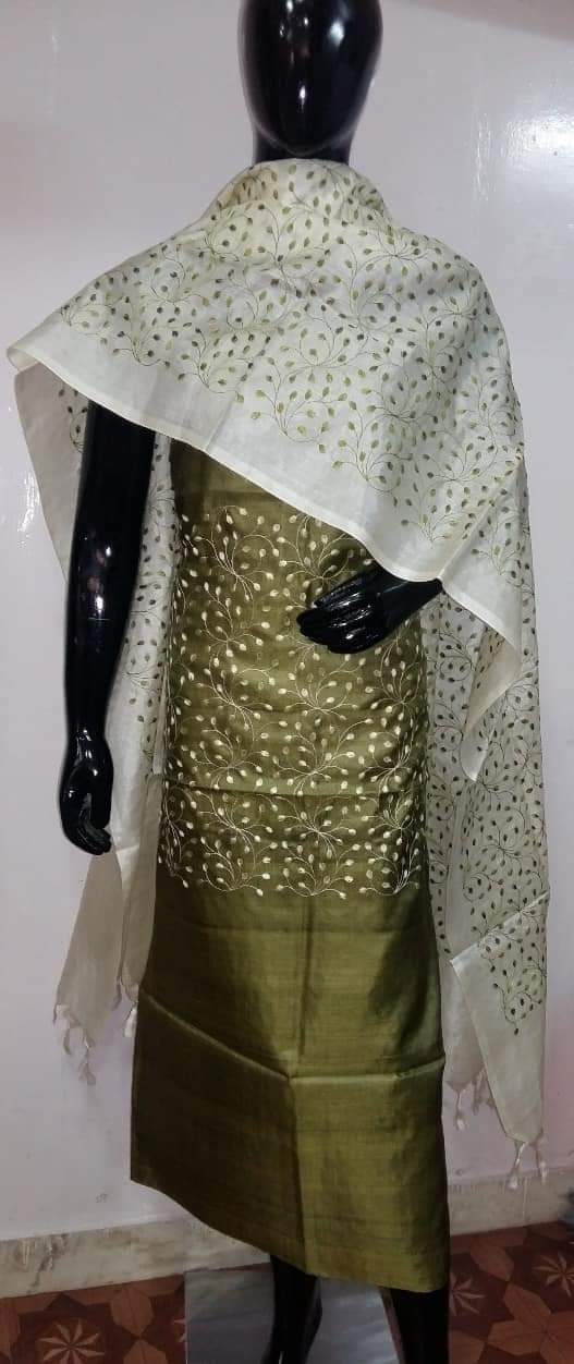 Tussar Silk Salwar Kameez