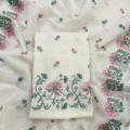 White Embroidered Salwar Kameez Material