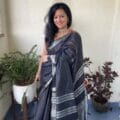 Bhagalpuri Linen Cotton Saree Online Shopping