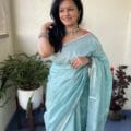 Bhagalpuri Linen Cotton Saree Online Shopping