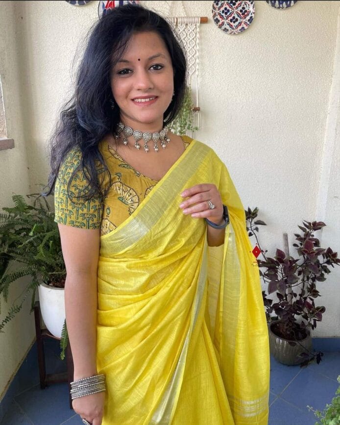 Bhagalpuri Linen Cotton Saree Online Shopping