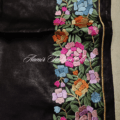 Bhagalpuri Tussar Silk Saree with Hand Embroidered Borders