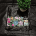 Bhagalpuri Tussar Silk Saree with Hand Embroidered Borders