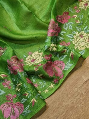 Handloom Tussar Silk Saree