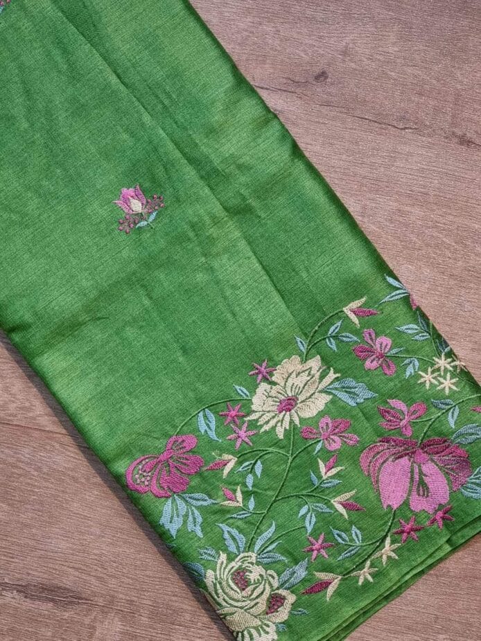 Handloom Tussar Silk Saree