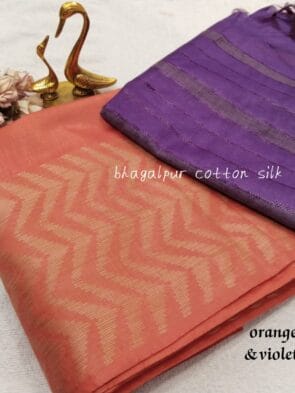 Kota Pure Silk Saree in two color with pot