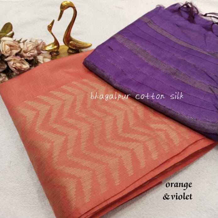 Kota Pure Silk Saree in two color with pot