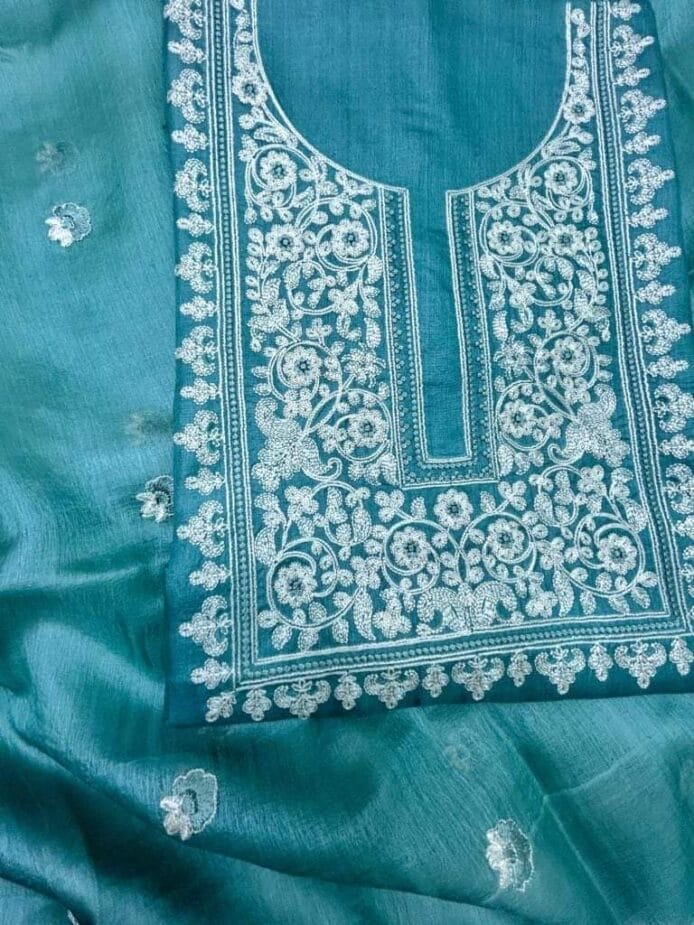 Handloom Silk Dress Material