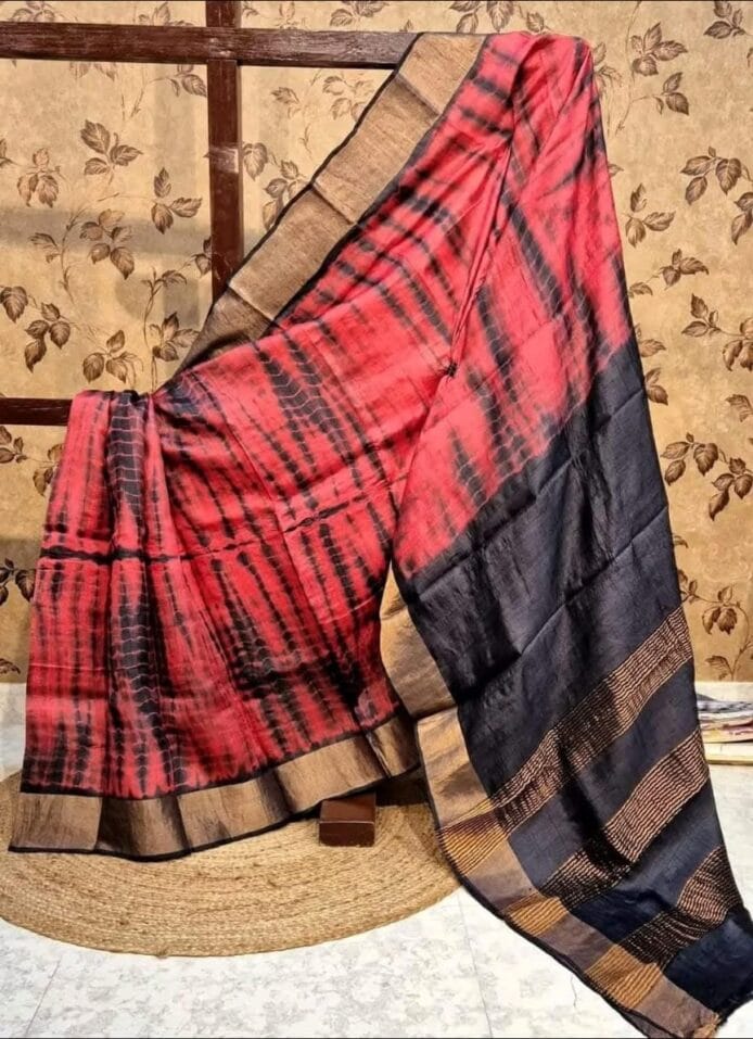 Soft Silk Bandhani Shibori Sarees Online