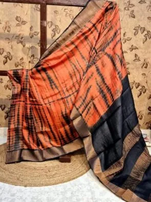 Soft Silk Bandhani Shibori Sarees Online