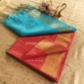 Pure kota silk saree with sequin pallu