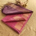 Pure kota silk saree with sequin pallu